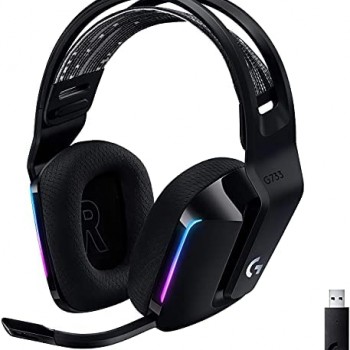 Logitech G733 LIGHTSPEED Wireless RGB Gaming Headset - 2.4GHZ ( BLACK )