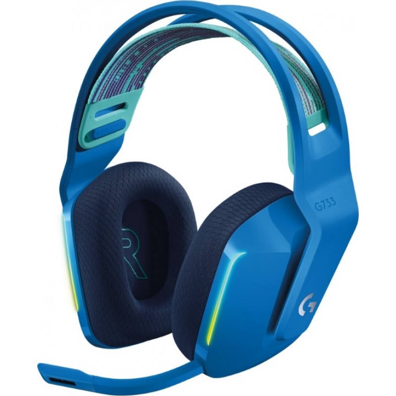 Logitech G733 LIGHTSPEED Wireless RGB Gaming Headset - 2.4GHZ ( BLUE )