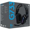 Logitech G733 LIGHTSPEED Wireless RGB Gaming Headset - 2.4GHZ ( BLACK )