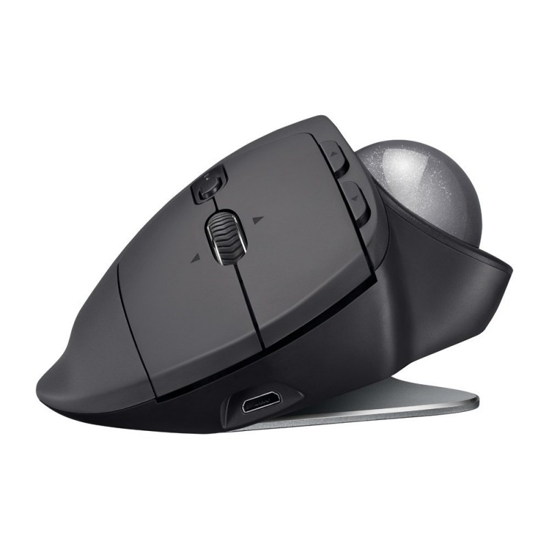 Logitech MX ERGO Advanced Wireless Trackball for Windows PC and Mac