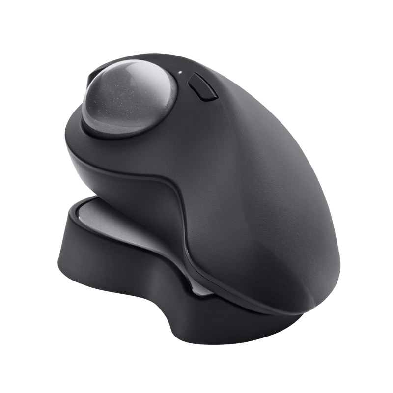 Logitech MX ERGO Advanced Wireless Trackball for Windows PC and Mac