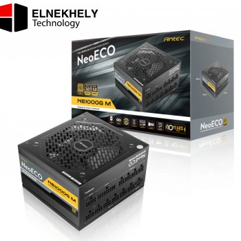 ANTEC NeoECO, NE1000G M ATX3.0, 1000W Full Modular PSU, 80 Plus Gold 