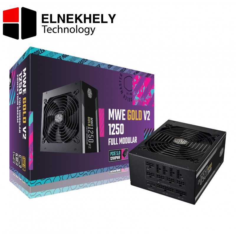 Cooler Master MWE Gold 1250W V2 ATX3.0 Full Modular 1250W 80Plus Gold PSU