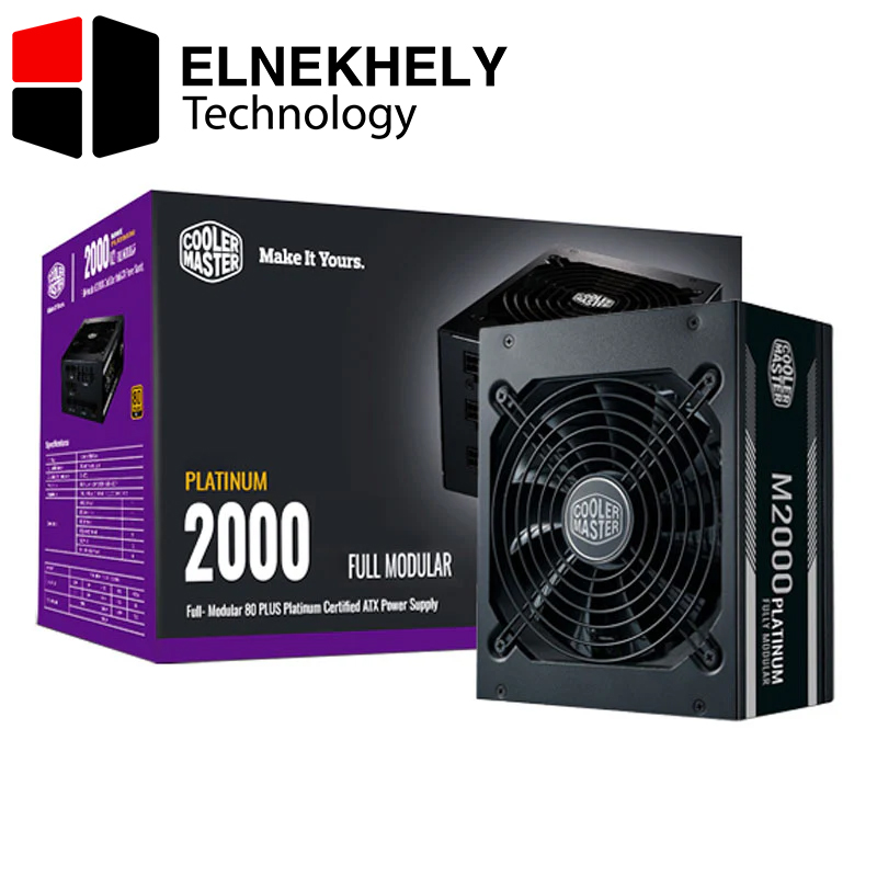 COOLER MASTER M2000 FULL-MODULAR 80 PLUS PLATINUM HIGH WATTAGE ATX POWER SUPPLY