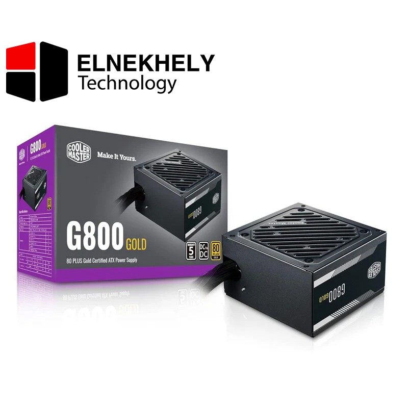 Cooler Master G GOLD 800W A/UK Cable Power Supply