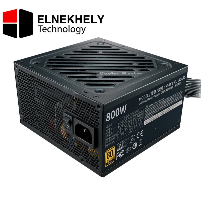 Cooler Master G GOLD 800W A/UK Cable Power Supply