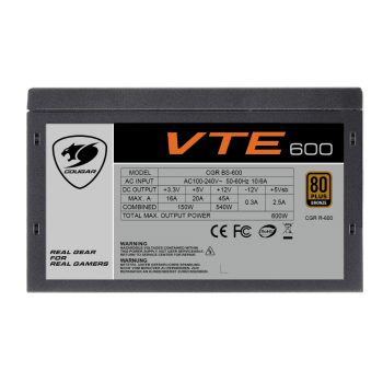 Cougar VTE 600 80+ Bronze Plus 600W 