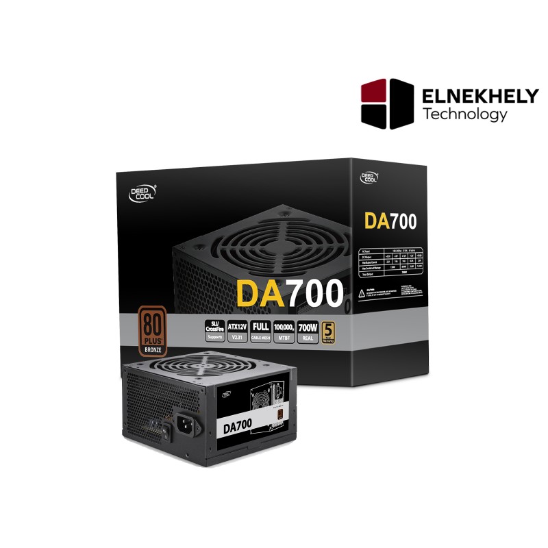 DEEPCOOL DA700 80 Plus Bronze certified 700W Power Supply