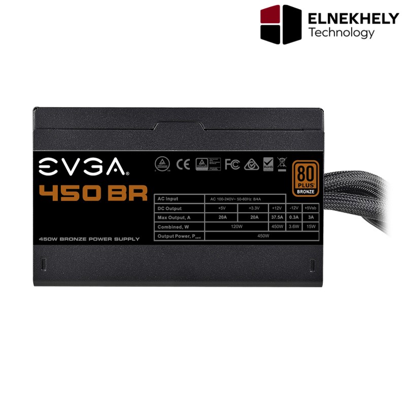 EVGA 450W 80 Plus White Power Supply