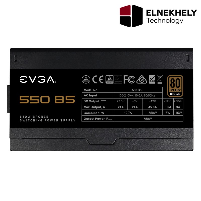 EVGA B5 550W 80 Plus Bronze Fully Modular Power Supply