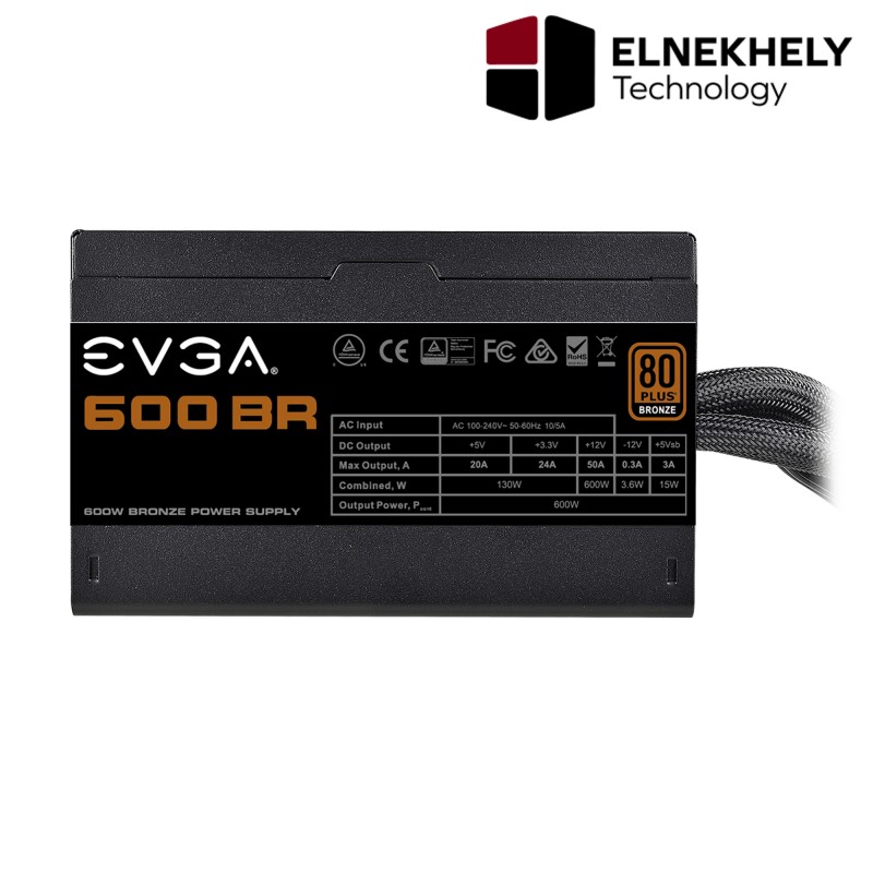 EVGA 600W 80 Plus Bronze Power Supply