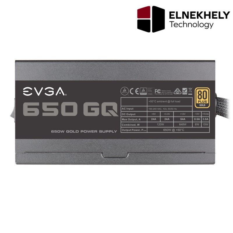 EVGA 650W 80 Plus Gold Semi Modular Power Supply