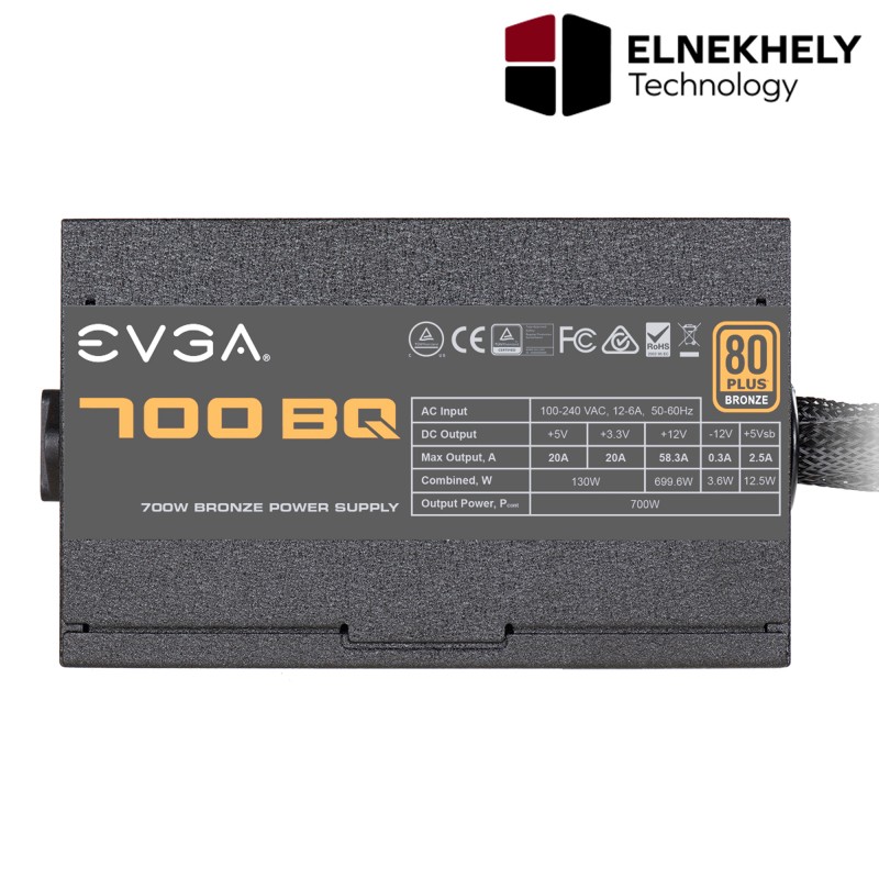 EVGA 700W 80 Plus Bronze Semi Modular Power Supply