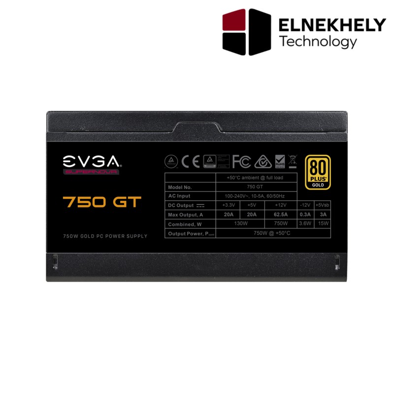 EVGA 750W 80 Plus Gold Fully Modular Power Supply