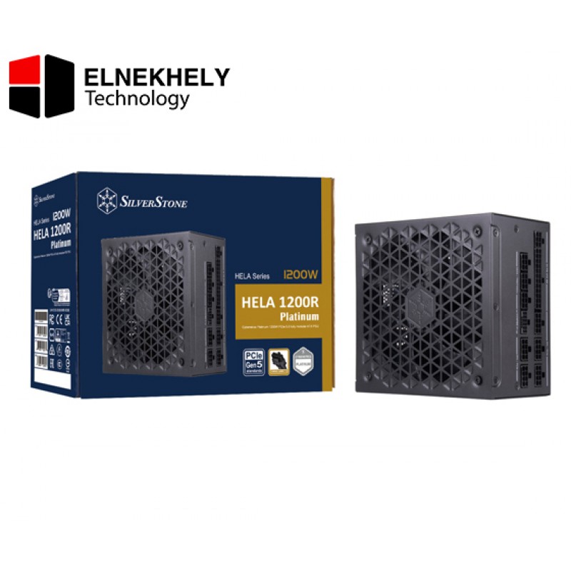 SilverStone Technology HELA 1200R Platinum ATX 3.0 / PCIe Gen 5 1200W Fully Modular Power Supply, SST-HA1200R-PM