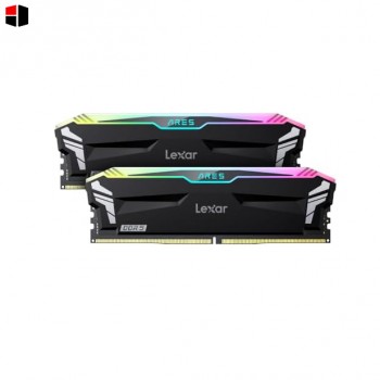 Lexar 32GB (2x16GB) ARES RGB DDR5 RAM 6400HZ CL32 Desktop Memory Black