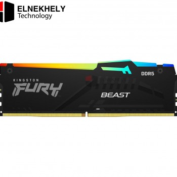 Kingston Fury 16GB DDR5 5200 Fury Beast RGB Memory |KF552C40BBA-16