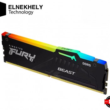 Kingston Fury 32Gb (2x16GB) DDR5 5600Mhz RGB CL40-40-40 Desktop Memory|KF556C40BBAK2-32