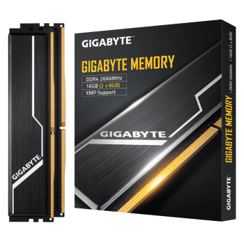 Gigabyte Classic Black 16GB (2×8) DDR4 2666 CL16 1.2V 