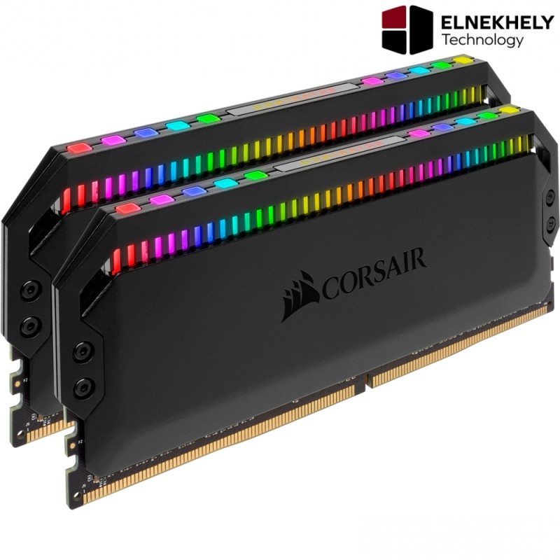 Corsair DOMINATOR PLATINUM RGB 16GB (2x8GB) DDR4 3200MHz C16 Memory Kit Black