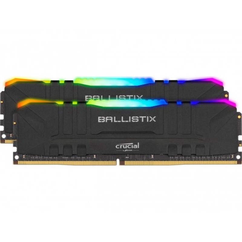 Crucial Ballistix RGB 16GB (2x8GB) 3200 Black Gaming Memory