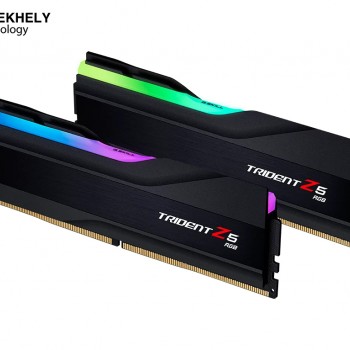 G.Skill Trident Z5 RGB Series 64GB (2 x 32GB) DDR5 Dual Channel Desktop Memory Kit, 6000 MHz Memory Speed, CL36 CAS Latency, 1.35 V, Intel XMP 3.0, 288-Pin, Matte Black | F5-6000J3636F32GX2-TZ5RK