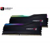 G.SKILL Trident Z5 RGB Series (Intel XMP 3.0) DDR5 RAM 64GB (2x32GB) 6800MT/s CL34-45-45-108 1.40V Desktop Computer Memory UDIMM - Matte Black