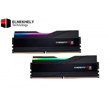 G.SKILL Trident Z5 RGB Series (Intel XMP 3.0) DDR5 RAM 64GB (2x32GB) 6800MT/s CL34-45-45-108 1.40V Desktop Computer Memory UDIMM - Matte Black