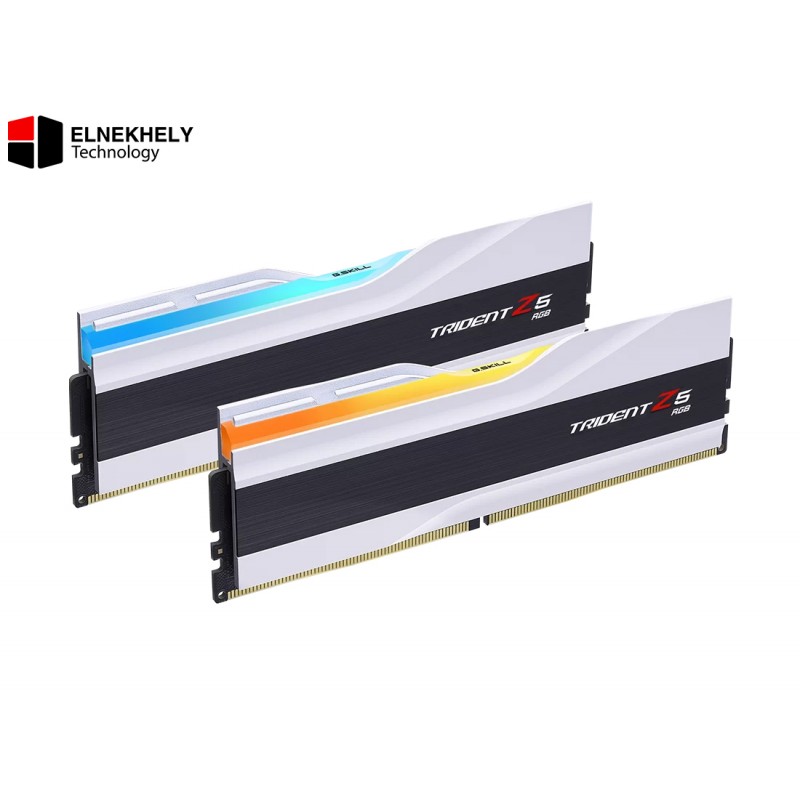 G.SKILL Trident Z5 RGB Series (Intel XMP 3.0) DDR5 RAM 64GB (2x32GB) 6000MT/s CL36-36-36-96 1.35V Desktop Computer Memory UDIMM - Matte White (F5-6000J3636F32GX2-TZ5RW)