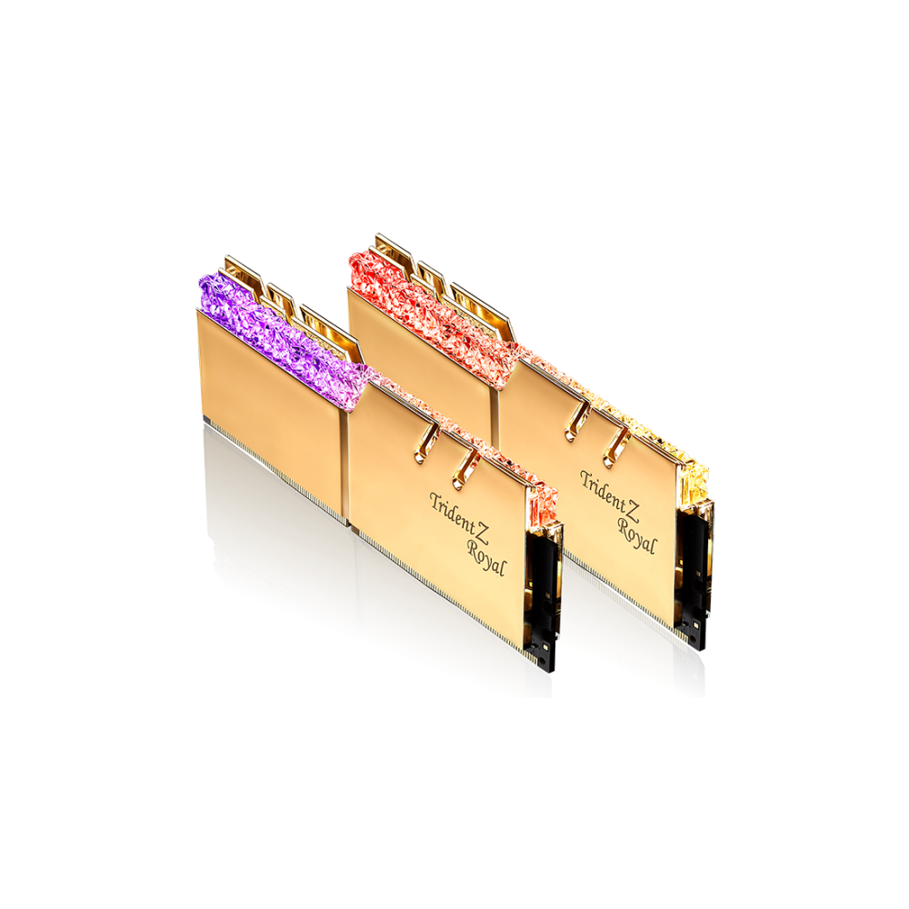 G.SKILL Trident Z Royal Gold RGB 16GB (2×8) DDR4 3200 CL16 1.35v