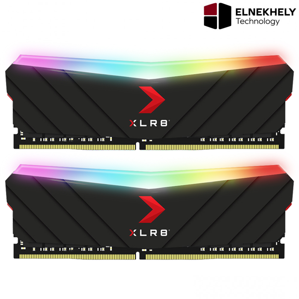RAM PNY XLR8 Gaming EPIC-X RGB DDR4 3600MHz 16 Go (2×8 Go) Blanc - PCSTORE  MAROC