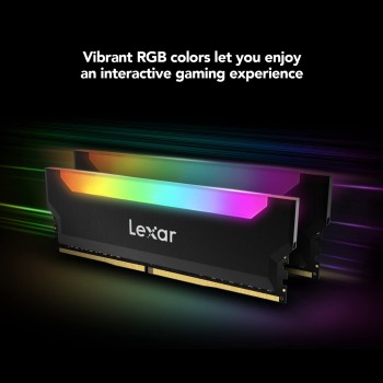 LEXAR  RGB 32GB (2x16GB) DDR4 3600MHz C18 Memory Kit BLACK