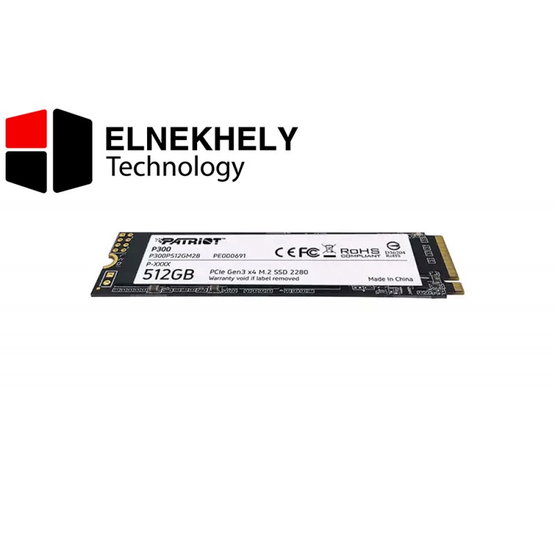 Patriot P300 M.2 PCIe Gen 3 x4 512GB Low-Power Consumption SSD