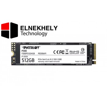 Patriot P300 M.2 PCIe Gen 3 x4 512GB Low-Power Consumption SSD