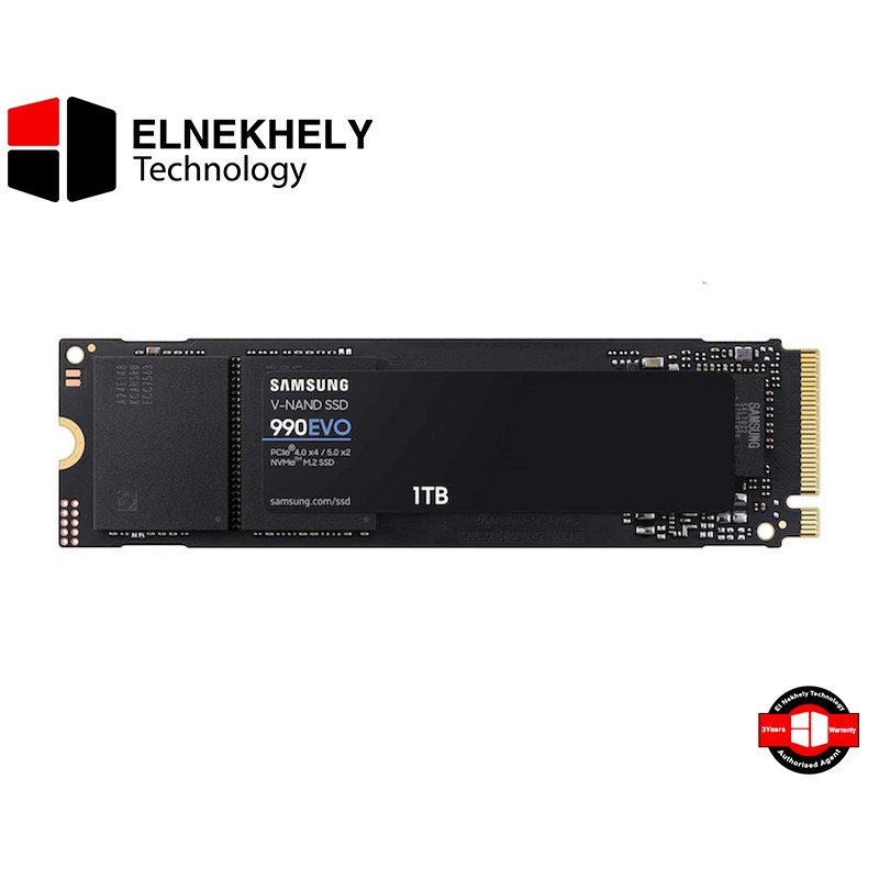 Samsung 1TB 990 EVO PCIe 4.0 x4 / 5.0 x2 M.2 Internal SSD