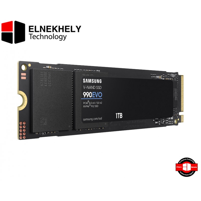 Samsung 1TB 990 EVO PCIe 4.0 x4 / 5.0 x2 M.2 Internal SSD