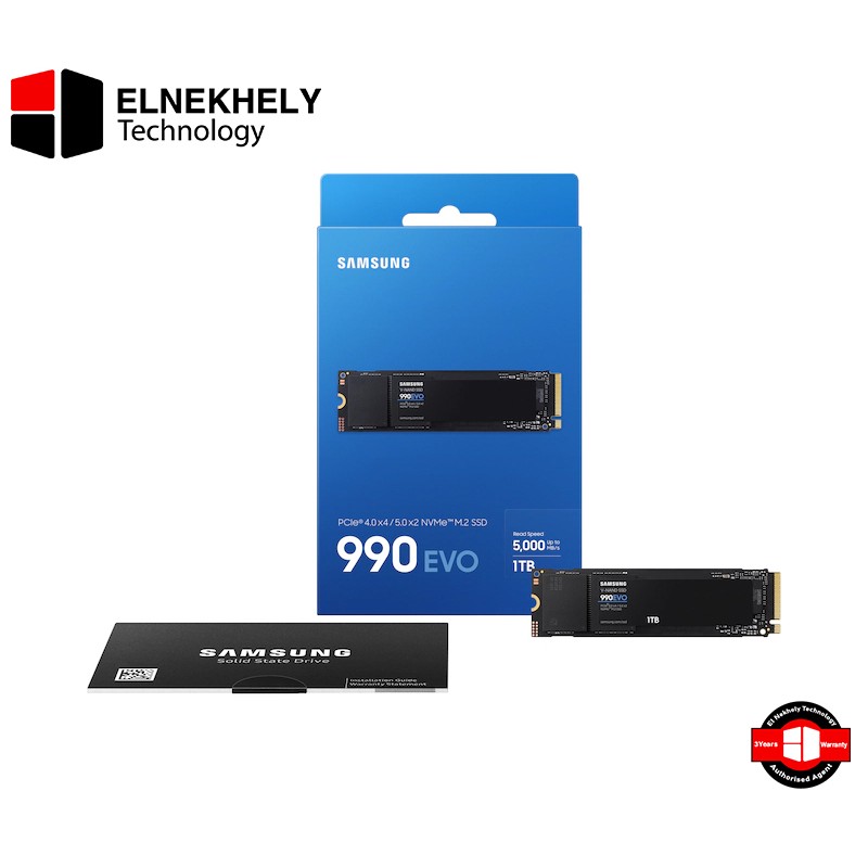 Samsung 1TB 990 EVO PCIe 4.0 x4 / 5.0 x2 M.2 Internal SSD