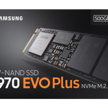 Samsung 970 Evo Plus 500GB NVMe M.2 Up to 3500MBps