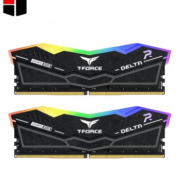 TEAMGROUP T-Force Delta RGB DDR5 Ram 96GB (2x48GB) 6800HZ CL36 esktop Memory Black