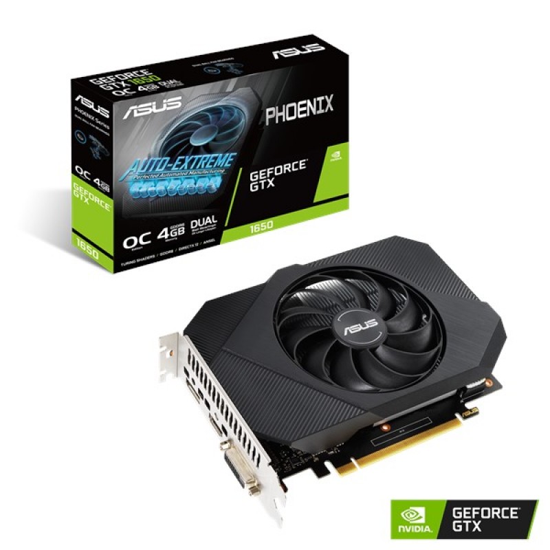 ASUS GeForce GTX 1650 Phoenix OC edition 4GB GDDR6 Graphics Card