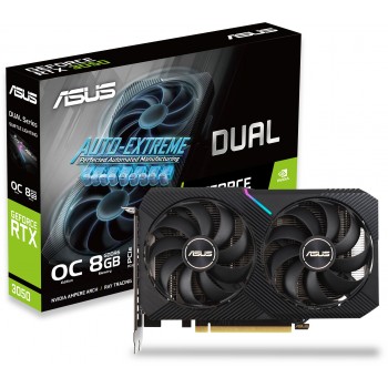 ASUS Dual GeForce RTX 3050 V2 OC Edition 8GB GDDR6 