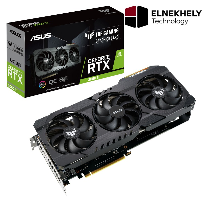 ASUS GeForce RTX 3060 Ti TUF GAMING OC 8GB GDDR6 Graphics Card(ONLY BUILD)