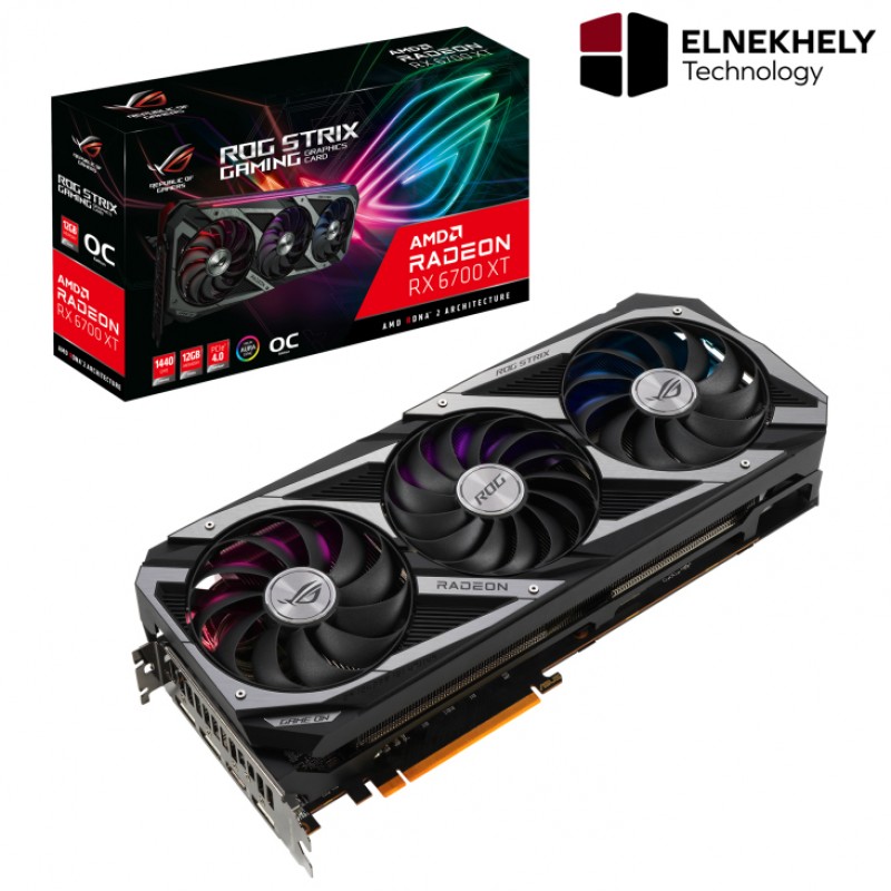 ASUS ROG-STRIX-RX6700XT-O12G-GAMING GDDR6 Graphics Card