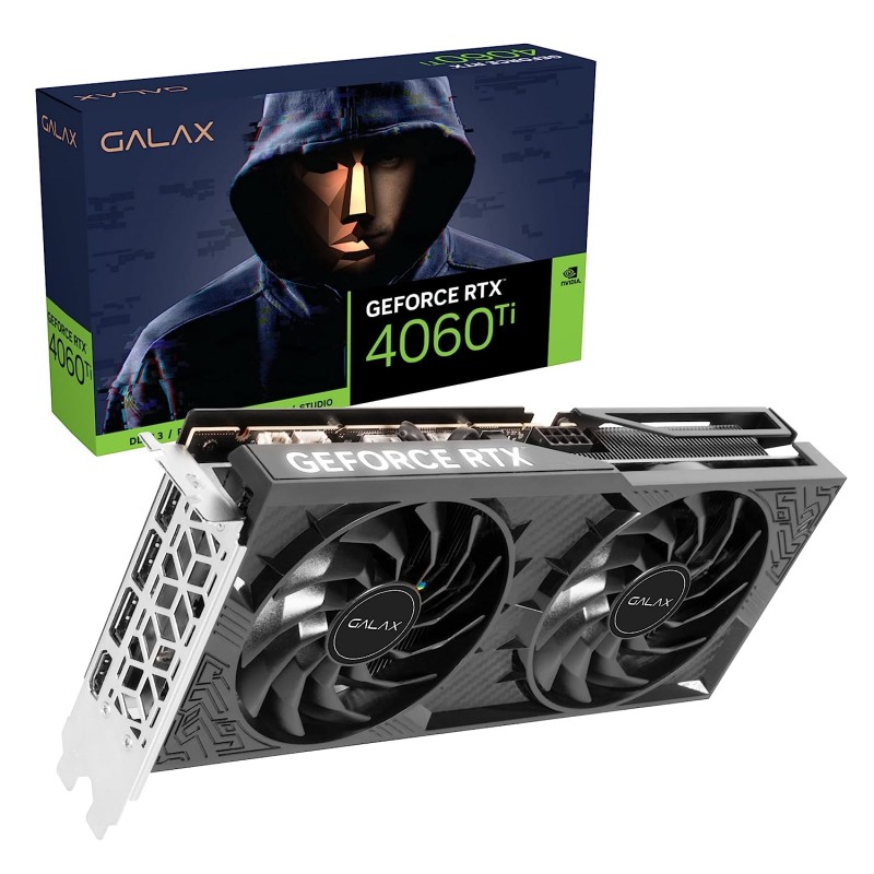 GALAX GeForce RTX 4060 TI (1-Click OC) 8GB GDDR6 Graphics Card(ONLY BUILD)