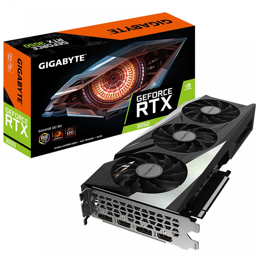 GIGABYTE GeForce RTX 3050 GAMING OC OC 8G(ONLY BUILD) - GV