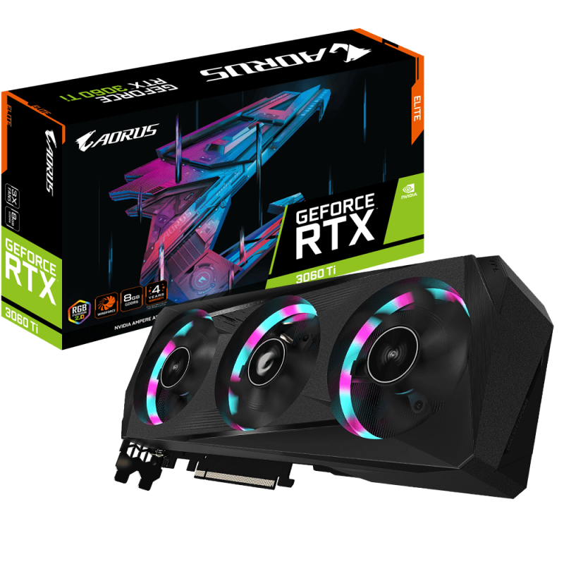 AORUS GeForce RTX 3060 TI ELITE 8G(ONLY BUILD)