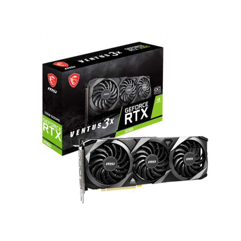 MSI GeForce RTX 3060 12GB GDDR6 VENTUS 3X OC