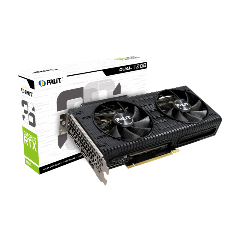 PALIT DUAL GeForce RTX 3060 12GB GDDR6 Graphics Card(ONLY BUILD)