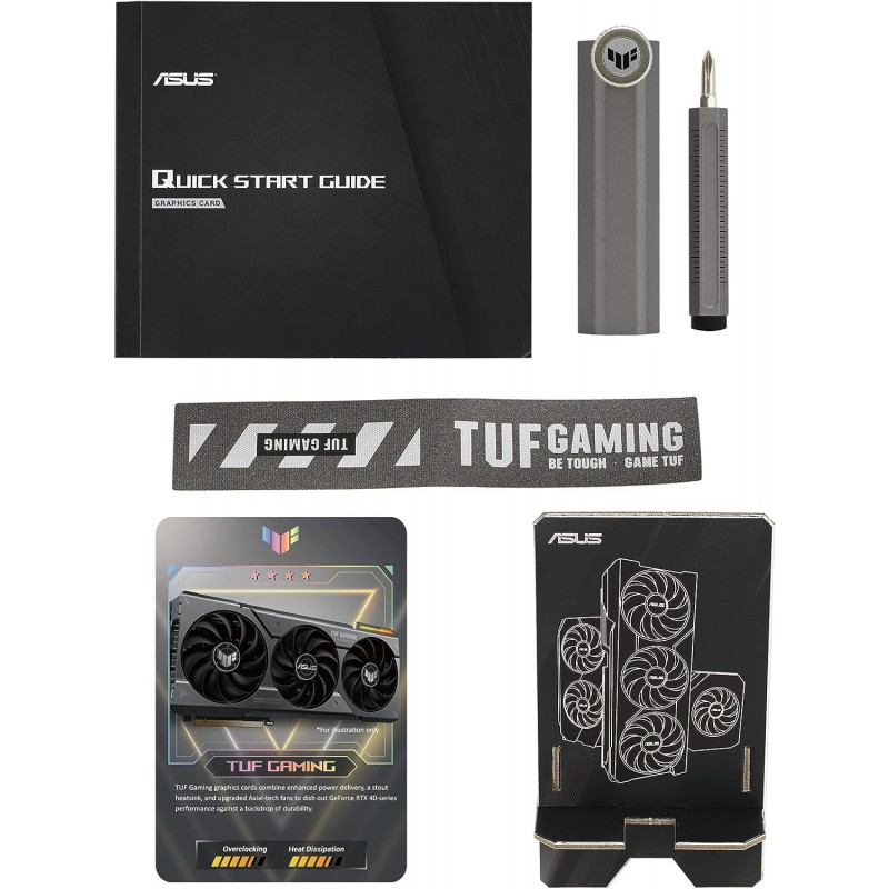 ASUS TUF Gaming NVIDIA GeForce RTX™ 4070 OC Edition Gaming Graphics Card (PCIe 4.0, 12GB GDDR6X