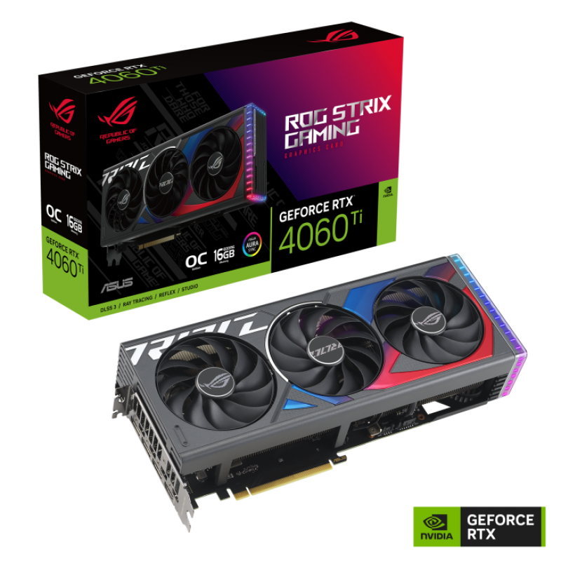 ROG Strix GeForce RTX™ 4060 Ti OC Edition 16GB GDDR6